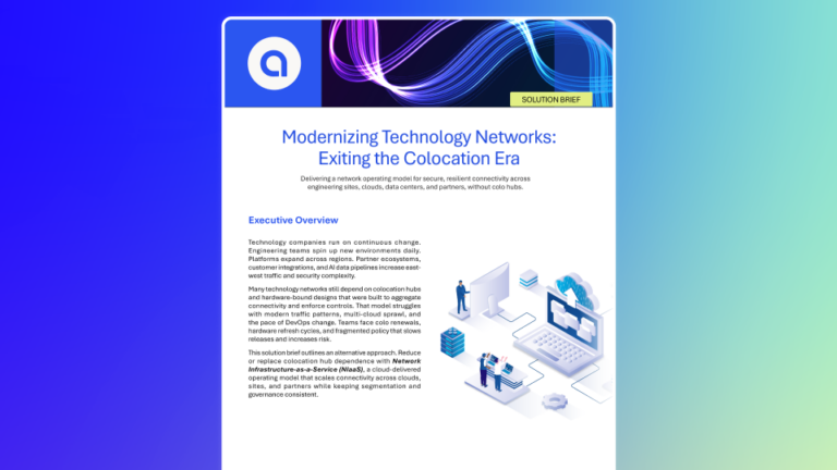 Cover art for Modernizing Technology Networks document