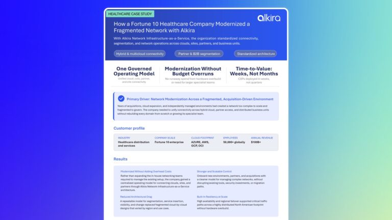 Fortune 10 Healthcare Case Study Cover