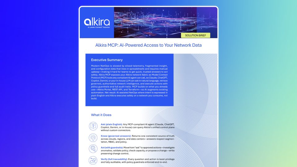 Alkira MCP: AI-Powered Access to Your Network Data