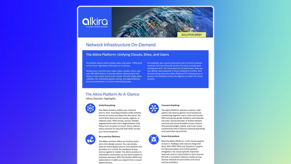 The Alkira Platform-at-a-Glance